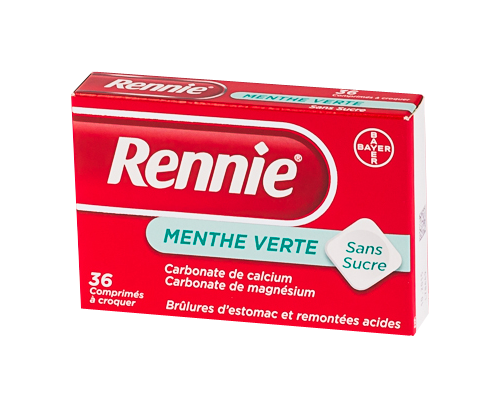 RENNIE 36 COMPRIMES A CROQUER SANS SUCRE